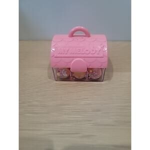 Vintage My Melody Bunny & Friends Sanrio Mini‎ Rubber Stamp Set Japan